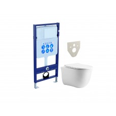 Комплект инсталляции с подвесным унитазом AQUATEK с сиденьем SET AQUATEK КЛАССИК cm Комплект инсталляции с подвесным унитазом AQUATEK с сиденьем SET AQUATEK КЛАССИК cm